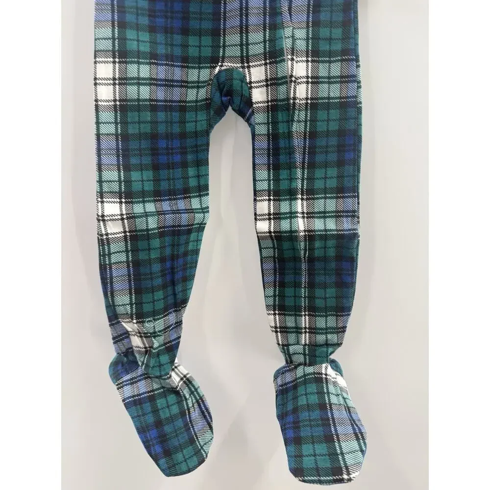 HonestBaby Sleep & Play Footed One-Piece Pajama Sleeper 100% Organic Cotton READ